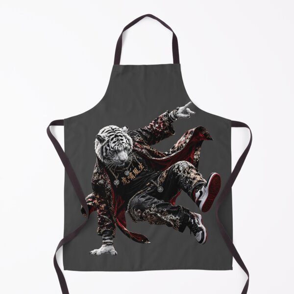 Item preview, Tiger Street King | Urban White Tiger Hip Hop Art designed and sold by ManJiangHong.
