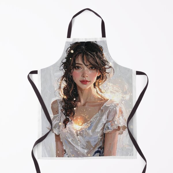 Item preview, Golden Hour Impressionist Woman Portrait Art designed and sold by BetweenForms.