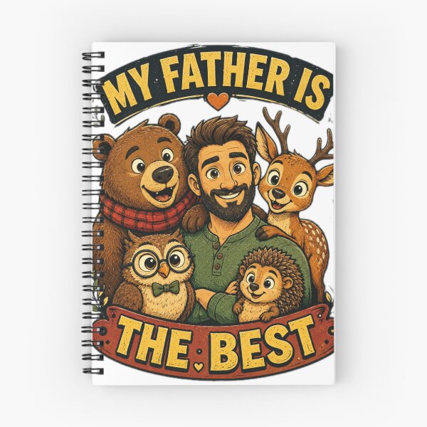 Artikelvorschau, Mein Vater ist der Beste | Niedliches Waldfamilien-Design zum Vatertag entworfen und verkauft von AdrianRusetelu.
