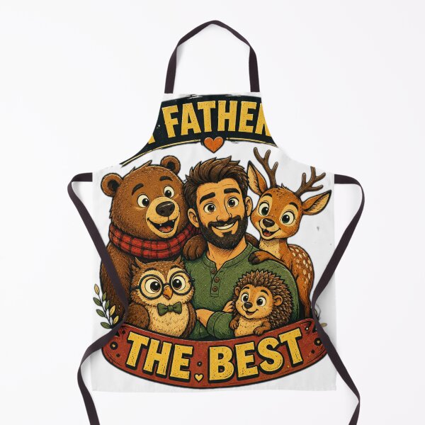 Item preview, My Father Is The Best | Cute Woodland Family Father's Day Design designed and sold by AdrianRusetelu.