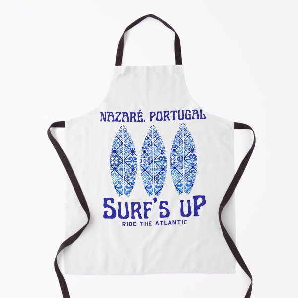 Item preview, Nazare Portugal Surf's Up Ride the Atlantic | Portuguese Tile Surfboard Design designed and sold by MerchSearchCO.
