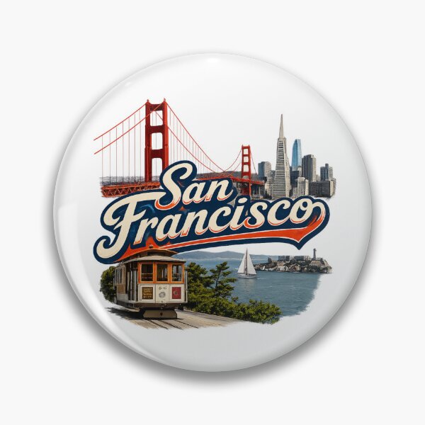 Item preview, San Francisco golden gate suspension bridge - iconic bay landmark art  designed and sold by Tee Visions.
