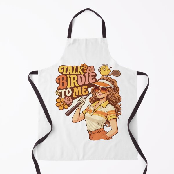 Item preview, Retro Talk Birdie To Me Funny Golfer Girl Vintage 70s designed and sold by Print Loft.