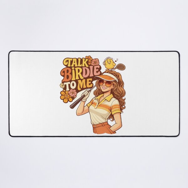 Item preview, Retro Talk Birdie To Me Funny Golfer Girl Vintage 70s designed and sold by Print Loft.
