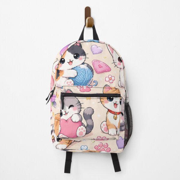 Item preview, Kawaii Cat Pattern Seamless Design designed and sold by Aramdesing.