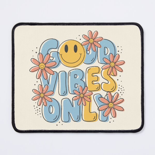 Item preview, Retro Groovy Good Vibes Only Smiley Face designed and sold by Amir Faysal.