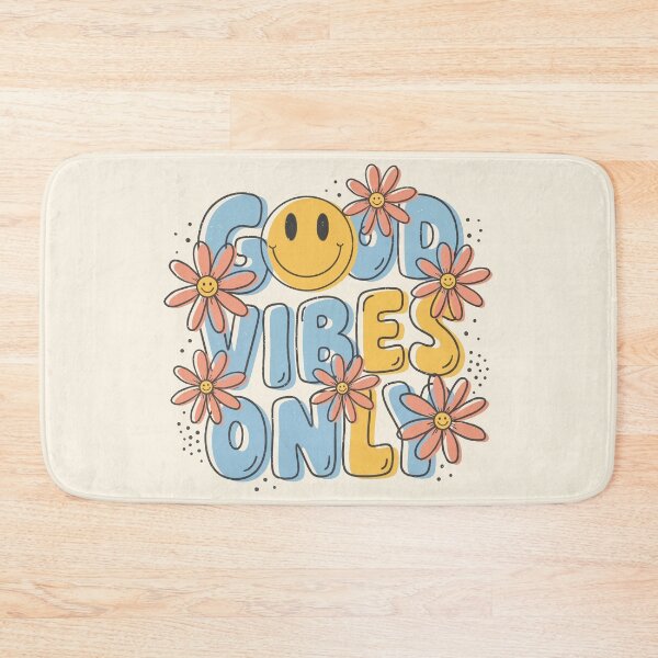 Item preview, Retro Groovy Good Vibes Only Smiley Face designed and sold by Amir Faysal.