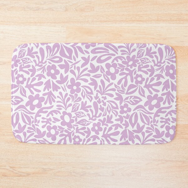 Item preview, Minimalist Core - White Soft Lavender Pink designed and sold by Fabricatemyart.