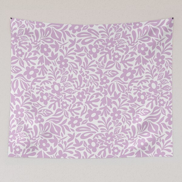 Item preview, Minimalist Core - White Soft Lavender Pink designed and sold by Fabricatemyart.