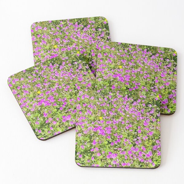 Item preview, Abundant Wild Purple Geranium Meadow Field designed and sold by BalkanBloom.