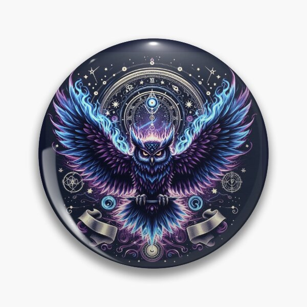 Item preview, Mystical Owl – Cosmic Wisdom Design designed and sold by Dogandesighn.