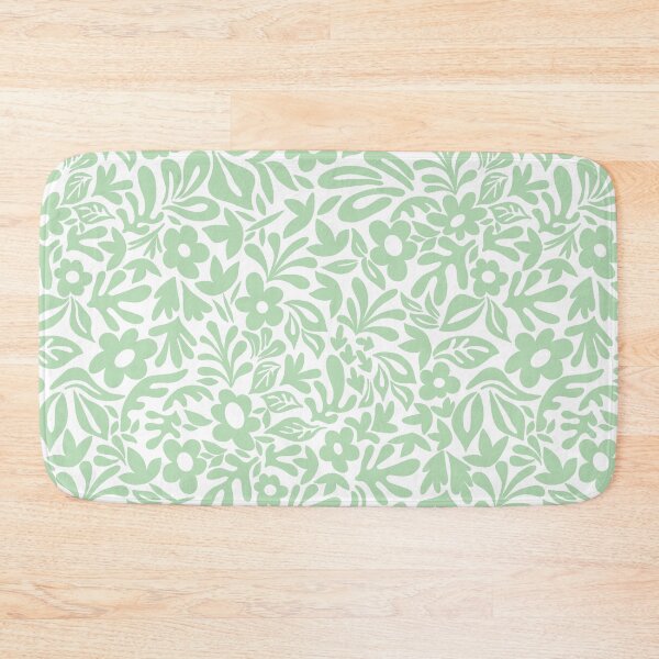 Item preview, Minimalist Core - White Soft Sage Green designed and sold by Fabricatemyart.