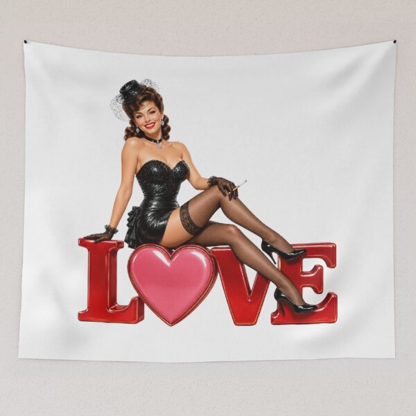 Item preview, "Retro Glamour: Charm and Audacity of Pin-Ups” designed and sold by CHRIST5000.