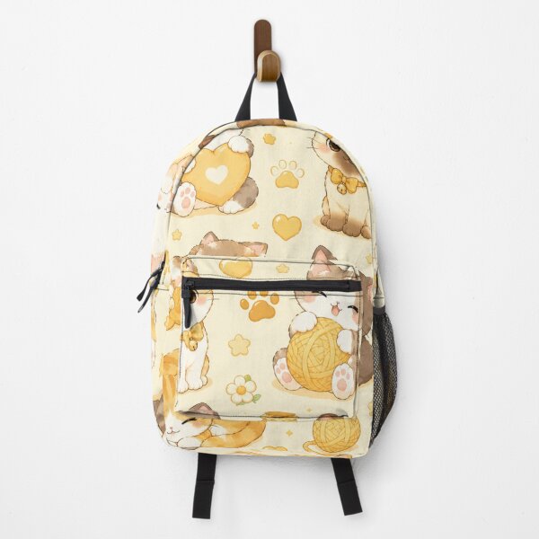 Item preview, Kawaii Cat Pattern Seamless Design designed and sold by Aramdesing.