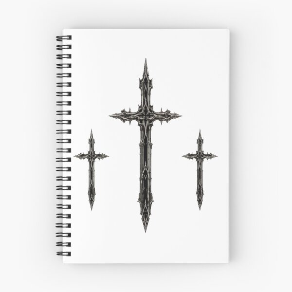 Item preview, Gothic Three Crosses | Dark Medieval Steel Cross | Gothic Christian Cross Design designed and sold by Diesel outlaw .