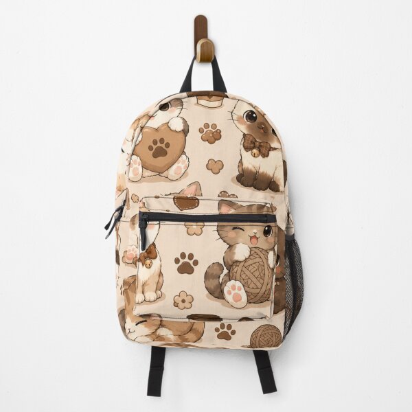 Item preview, Kawaii Cat Pattern Seamless Design designed and sold by Aramdesing.