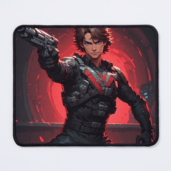 Item preview,   kane, alien 1979, cyberpunk, sci-fi art, futuristic soldier, space hunter, red and black suit, sci-fi warrior, anime style, digital illustration, retro sci-fi, galactic hero, tactical armor. designed and sold by Mavila Forge.