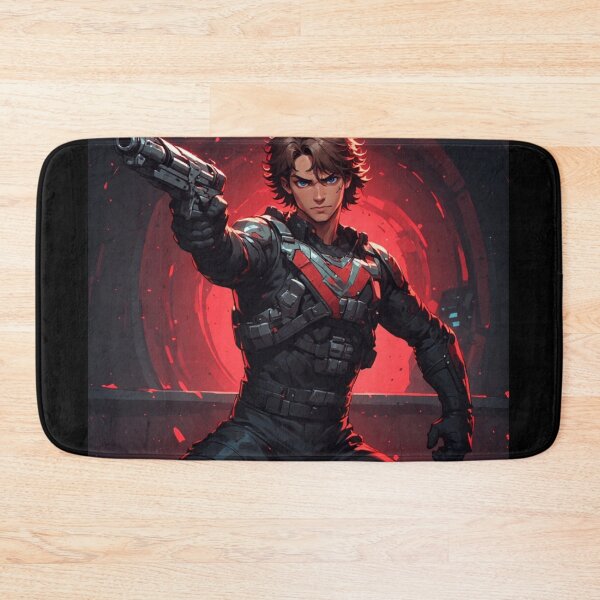 Item preview,   kane, alien 1979, cyberpunk, sci-fi art, futuristic soldier, space hunter, red and black suit, sci-fi warrior, anime style, digital illustration, retro sci-fi, galactic hero, tactical armor. designed and sold by jmavila.