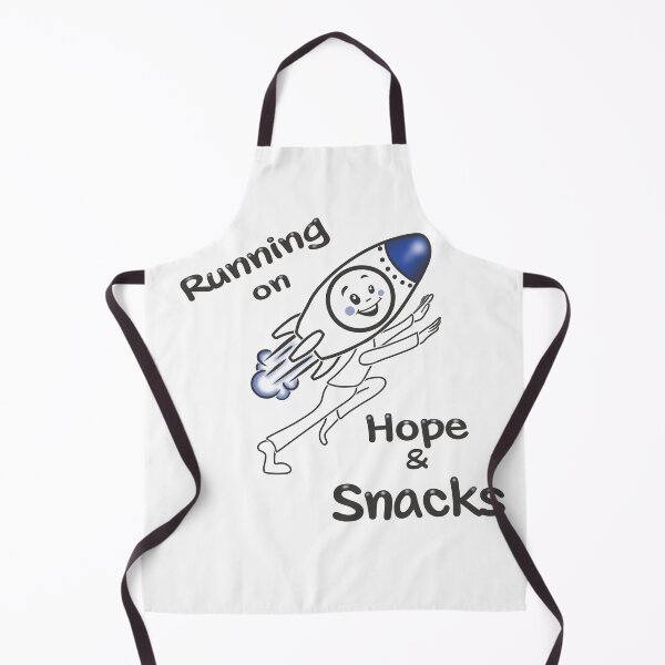Item preview, Running On Hope & Snacks Rocket | Funny Relatable Design designed and sold by Samaya-.