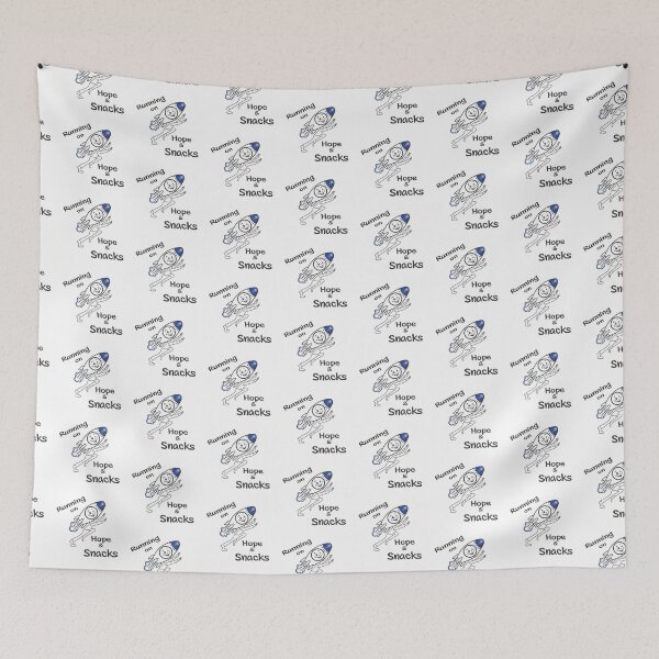 Item preview, Running On Hope & Snacks Rocket | Funny Relatable Design designed and sold by Samaya-.