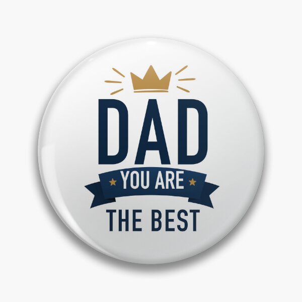 Item preview, Dad You Are the Best with Blue & Gold Crown II designed and sold by jeweleddesigns.