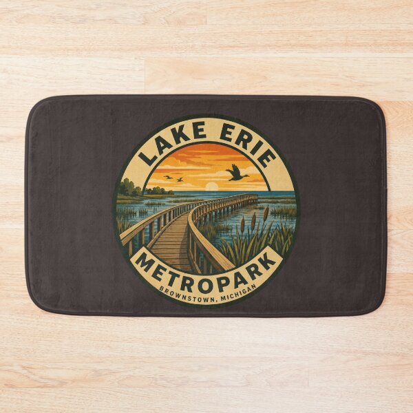 Item preview, Lake Erie Metropark Brownstown Michigan Wetlands Boardwalk Design designed and sold by American Travels.
