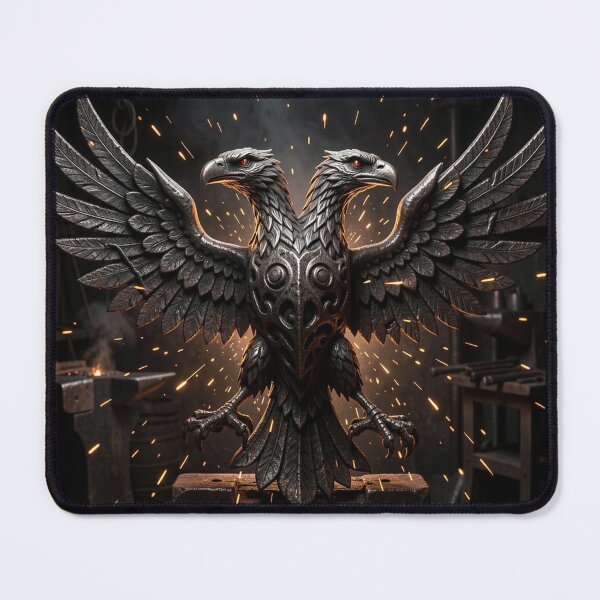 Item preview, Majestic Iron Eagle Symbol Shrouded in Embers and Smoke designed and sold by TaBogroupsRed.