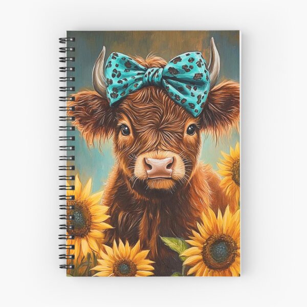 Item preview, Highland Cow And Sunflowers designed and sold by INKRebelGraphic.