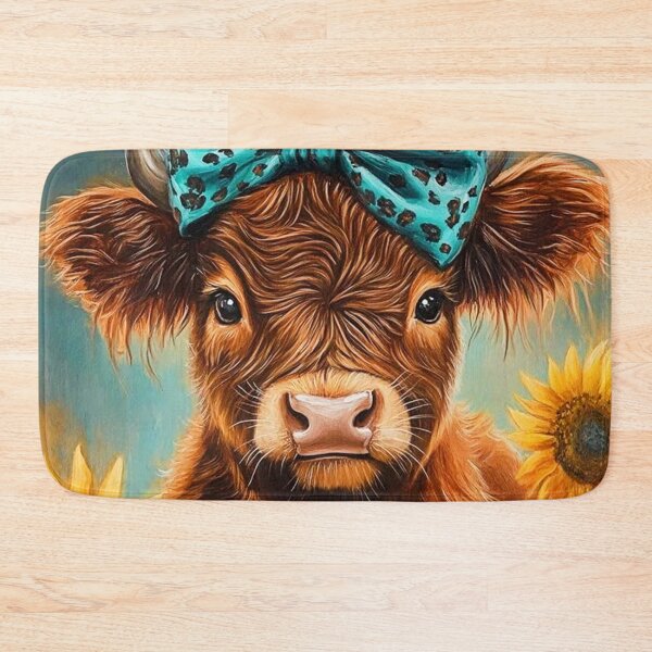 Item preview, Highland Cow And Sunflowers designed and sold by INKRebelGraphic.
