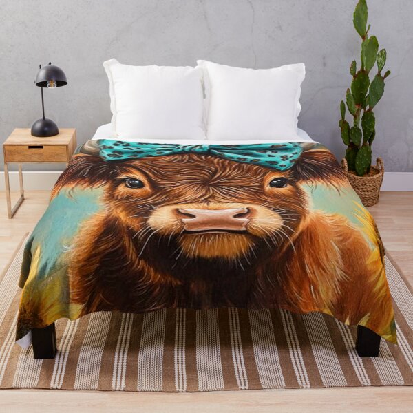 Item preview, Highland Cow And Sunflowers designed and sold by INKRebelGraphic.