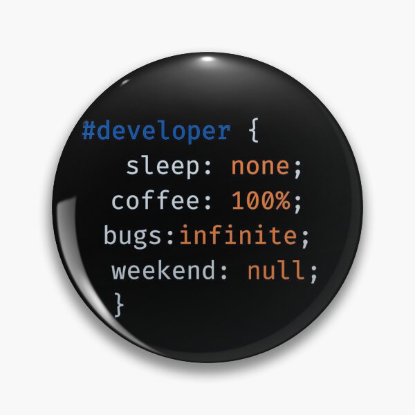 Item preview, Developer Life CSS Code - Coffee & Infinite Bugs designed and sold by PixelDriftX.