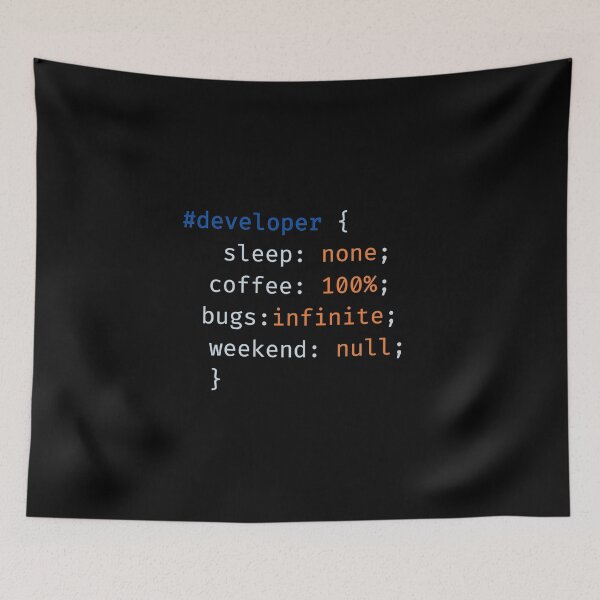 Artikelvorschau, Entwicklerleben CSS-Code – Kaffee & unendliche Bugs entworfen und verkauft von PixelDriftX.