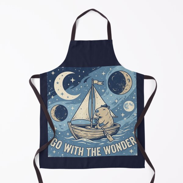 Item preview, Go With The Wonder – Whimsical Capybara Design designed and sold by Dogandesighn.