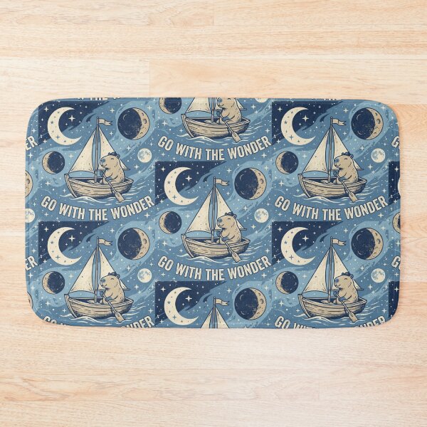 Item preview, Go With The Wonder – Whimsical Capybara Design  designed and sold by Dogandesighn.