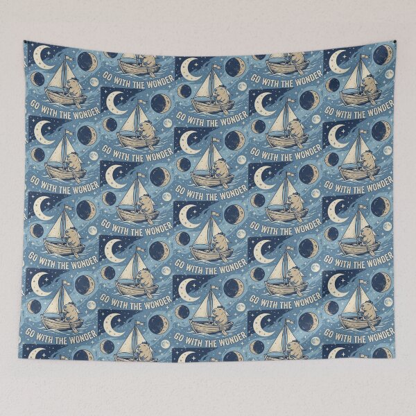 Item preview, Go With The Wonder – Whimsical Capybara Design  designed and sold by Dogandesighn.