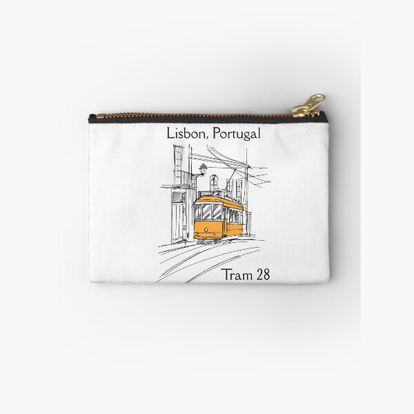 Item preview, Lisbon Portugal Tram 28 | Iconic Yellow Lisbon Streetcar Travel Design designed and sold by MerchSearchCO.