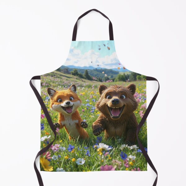 Item preview, Happy Fox and Bear Friends designed and sold by Xthes.