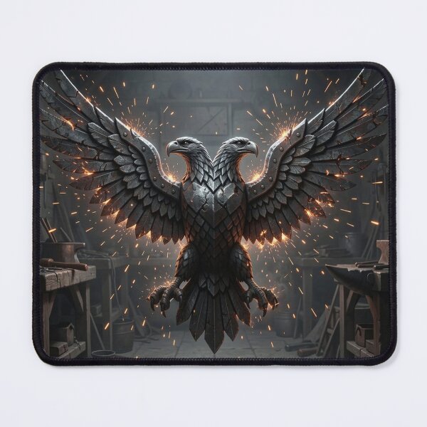 Item preview,  Mythological Double-Headed Eagle Ancient Anvil Craftsmanship Art designed and sold by TaBogroupsRed.