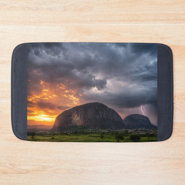 Item preview, Storm Clouds Over Rocky Mountain Landscape designed and sold by SavannaCanvas.