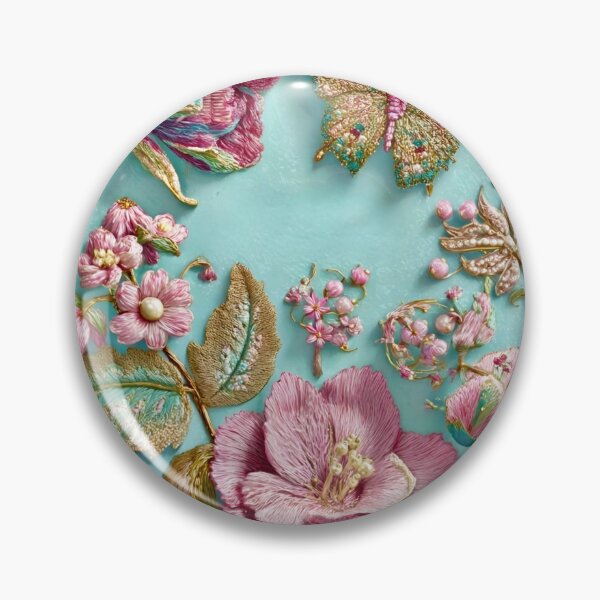 Item preview, French Versailles Fabric & Embroidery pattern designed and sold by CMooreWorx.