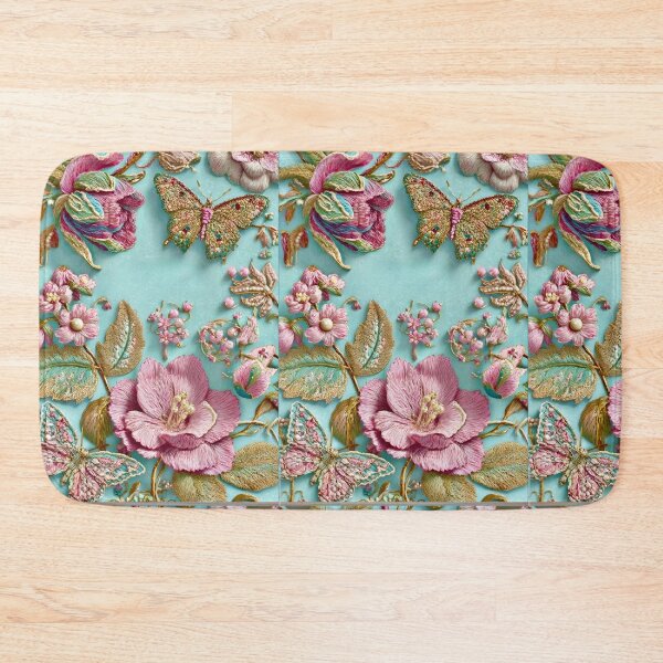 Item preview, French Versailles Fabric & Embroidery pattern designed and sold by CMooreWorx.