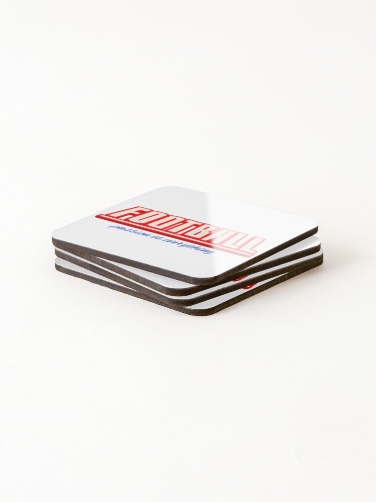 Thumbnail 4 of 5, Coasters (Set of 4), Football designed and sold by Awadh2829.