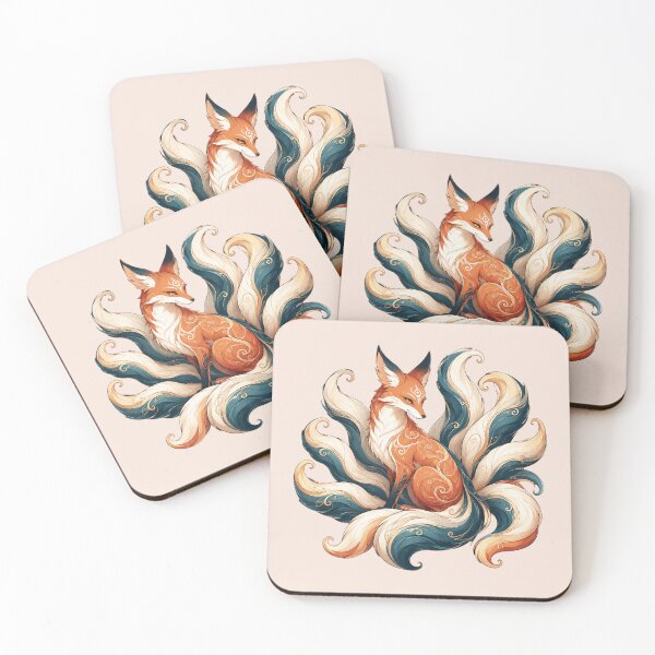 Item preview, Nine Tailed Fox Kitsune Fantasy designed and sold by NerdiPop.