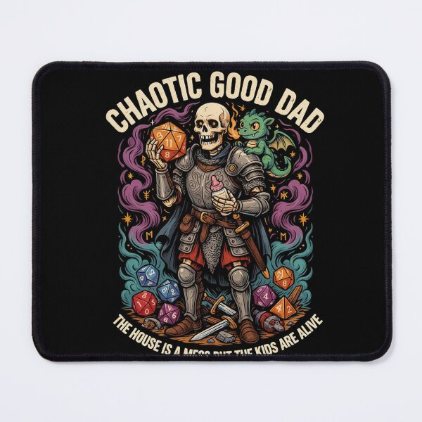 Item preview, Chaotic Good Dad The House Is A Mess But The Kids Are Alive designed and sold by Bone & Blade.