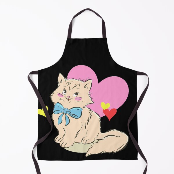 Item preview, Cute Cat with Bow and Hearts designed and sold by mando24895.