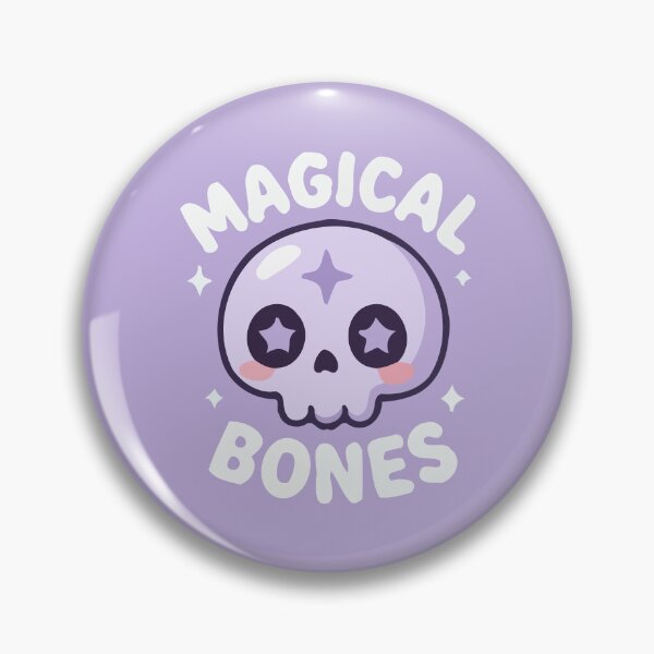 Item preview, Magical Bones Cute Kawaii Pastel Goth Skull designed and sold by Amir Faysal.