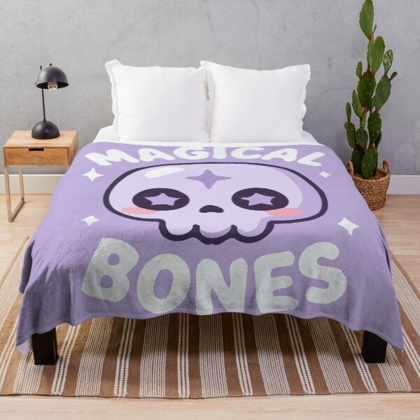 Item preview, Magical Bones Cute Kawaii Pastel Goth Skull designed and sold by Amir Faysal.