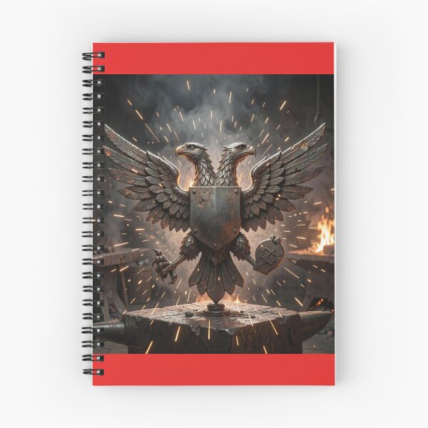 Item preview, Cinematic Dark Blacksmith Forge Sovereign Eagle Illustration designed and sold by TaBogroupsRed.