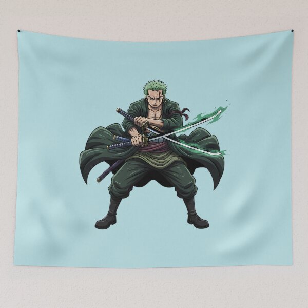 Item preview, Roronoa Zoro Three Sword Style Anime designed and sold by luffy2374.