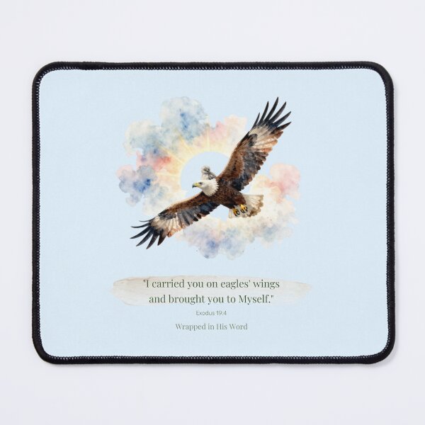 Item preview, Wrapped in His Word | On Eagles' Wings – Exodus 19:4 designed and sold by BCapybara.